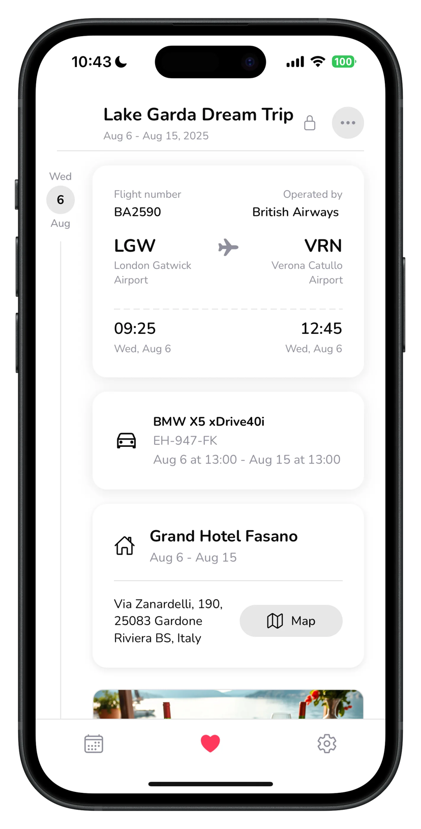 Complete Trip Planning